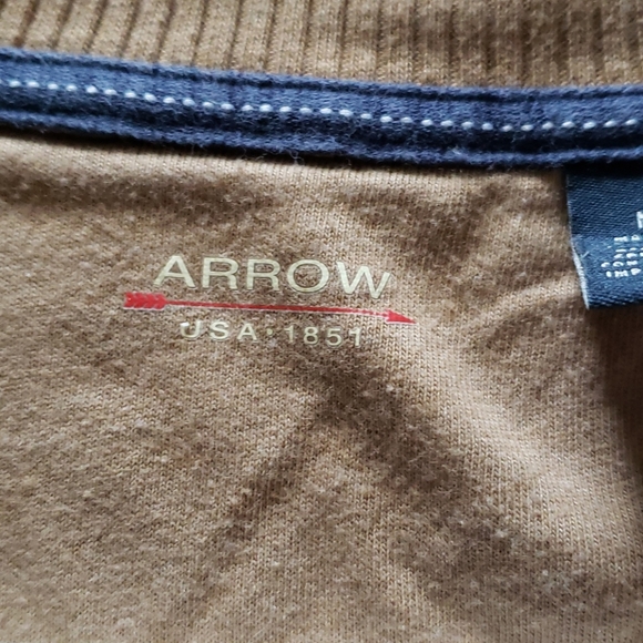 Arrow 1/4;zip fleece shirt - Picture 4 of 4